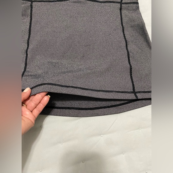 Gray and Black Lululemon athletic tank top - Picture 7 of 9